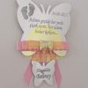 Kelebek Magnet Kız Bebek Hediyelik Pleksi