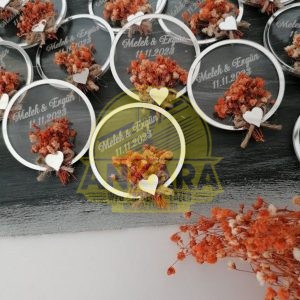 Söz Nişan magnet pleksi turuncu